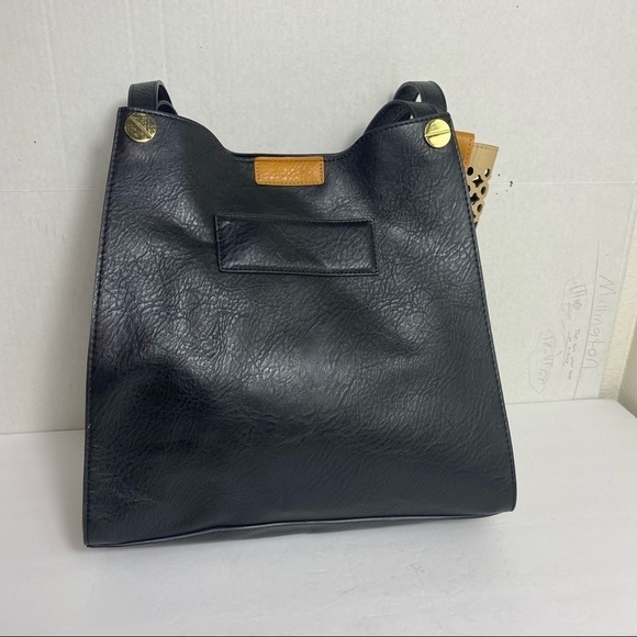 Big Buddha Shoulder Bag/Tote Black/Tan Size: OS - Picture 1 of 11